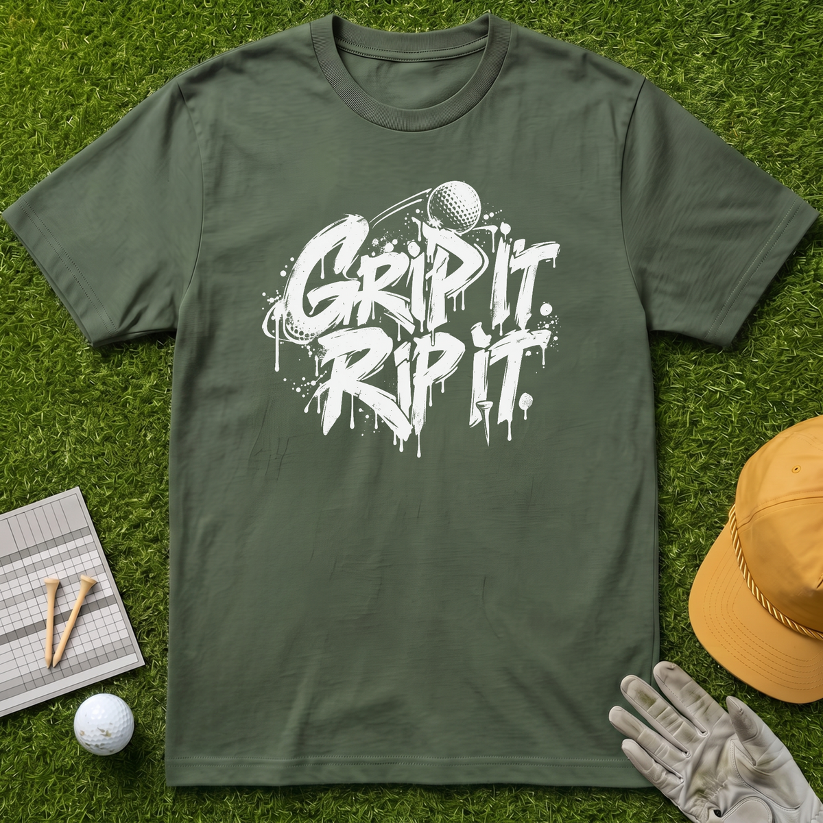 GRIP IT. RIP IT. - Military Green [BVS 6ee001e7-bfce-4f27-b4a7-35cc0a0f45f9:0]