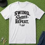 Swing. Swear. Repeat. - T-Shirt