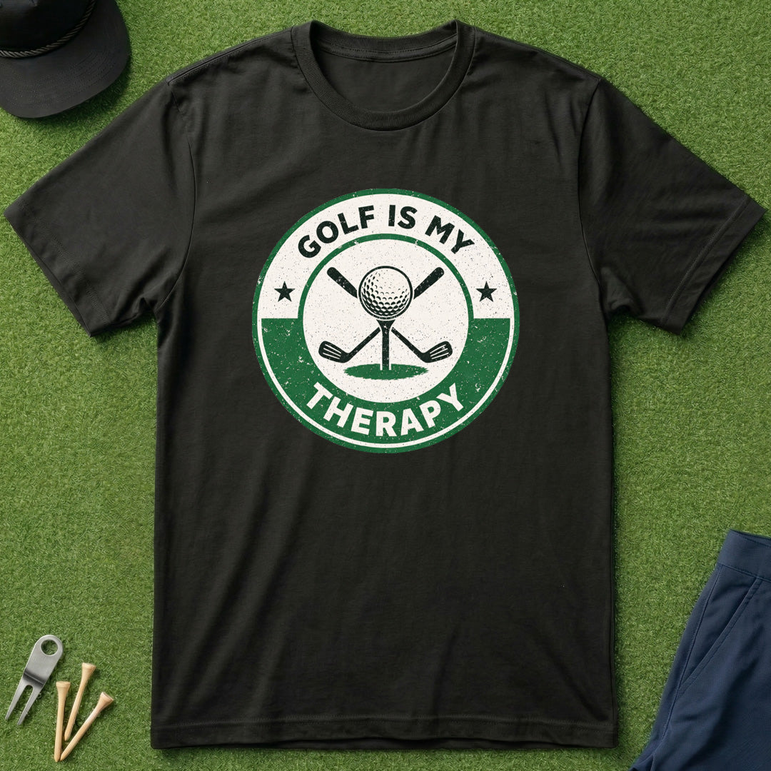 Golf is my Therapy - T-Shirt