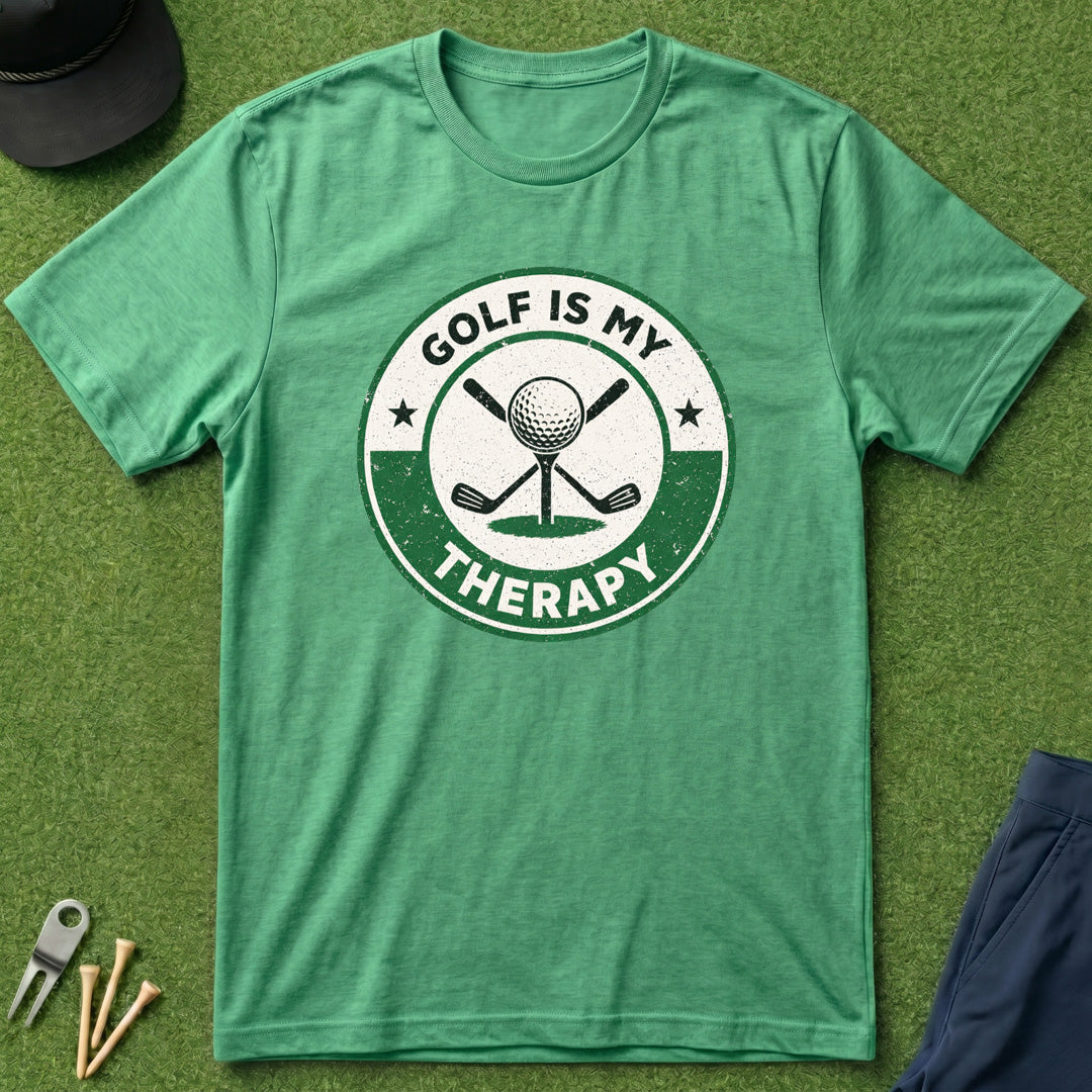Golf is my Therapy - T-Shirt
