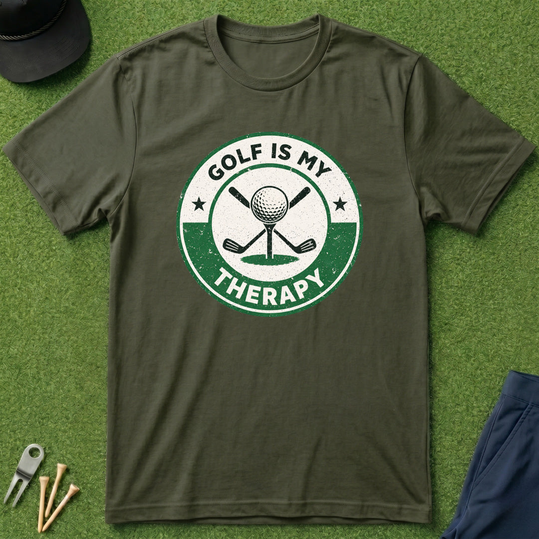 Golf is my Therapy - T-Shirt