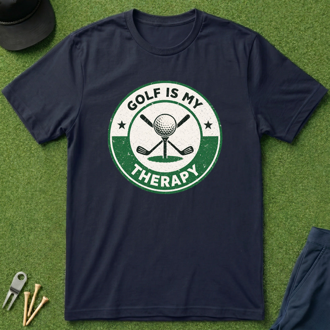 Golf is my Therapy - T-Shirt
