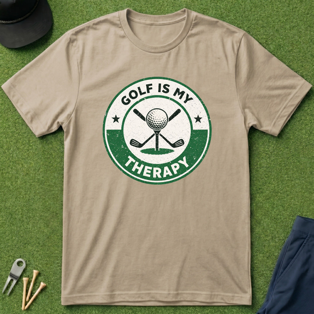 Golf is my Therapy - T-Shirt