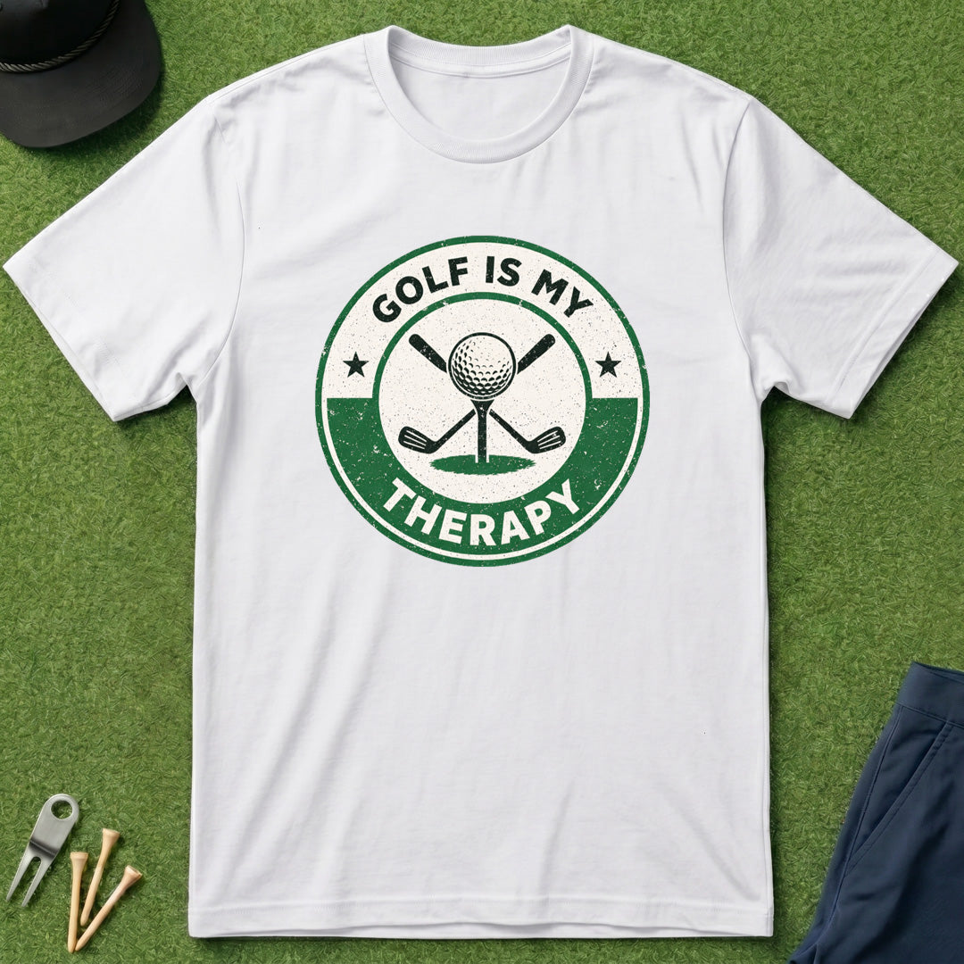Golf is my Therapy - T-Shirt