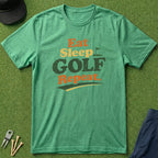 Eat Sleep Golf Repeat - T-Shirt
