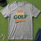 Eat Sleep Golf Repeat - T-Shirt