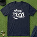 Always Wash Your Balls Retro - T-Shirt
