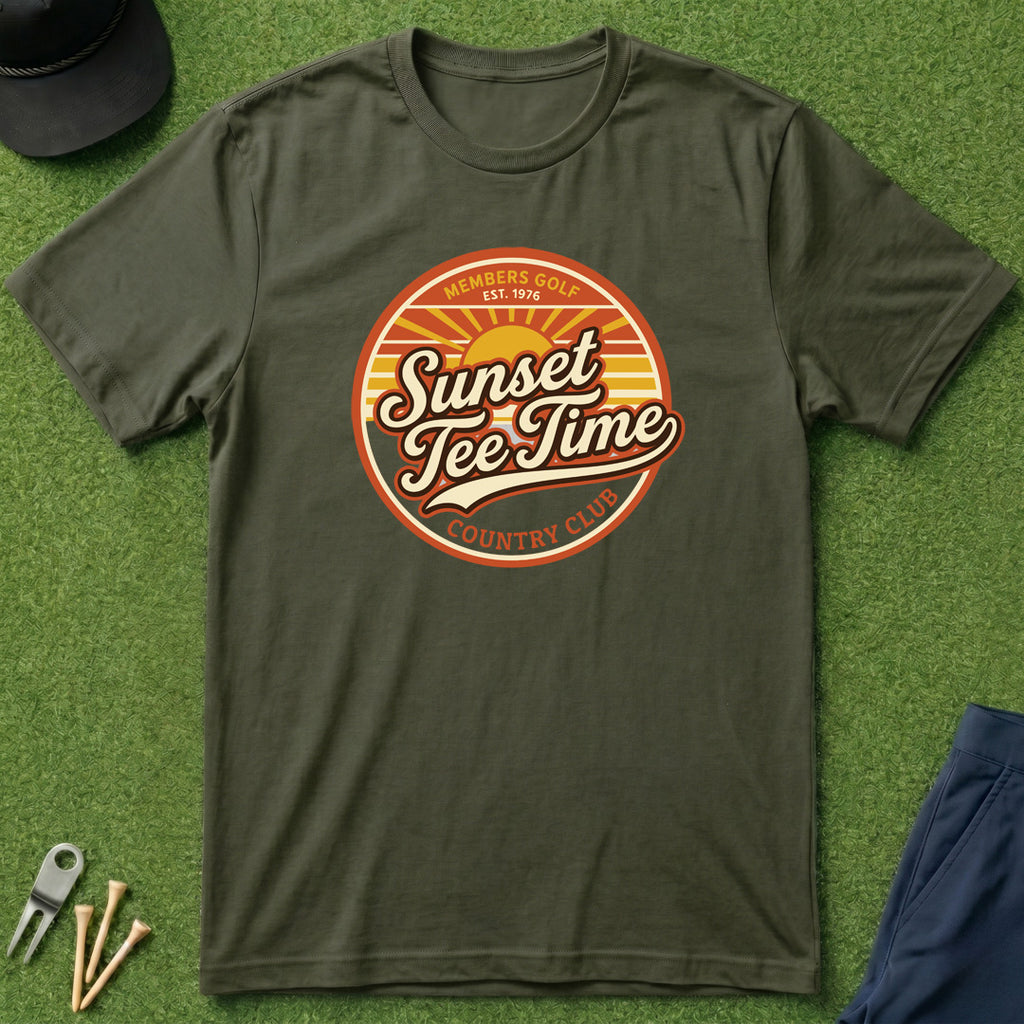 Sunset Tee Time - T-Shirt