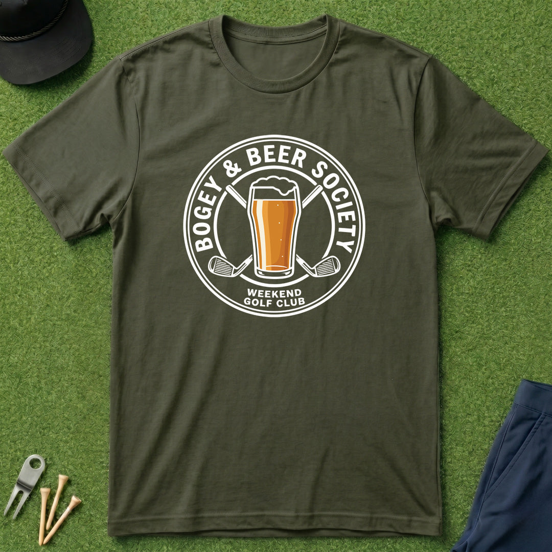 Bogey & Beer Society - T-Shirt