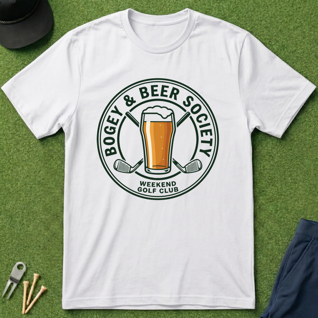 Bogey & Beer Society - T-Shirt