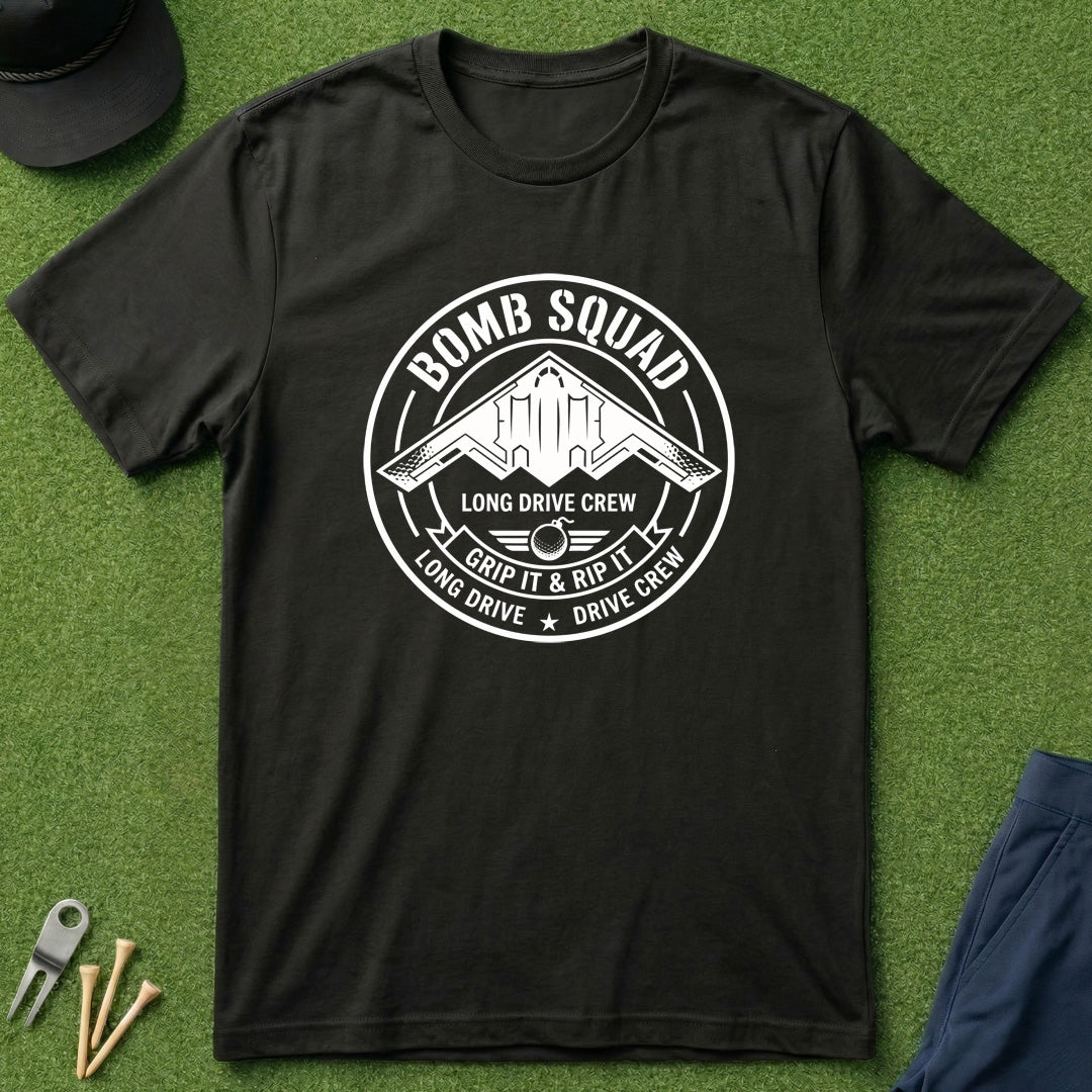 Bomb Squad, Long Drive Crew - T-Shirt