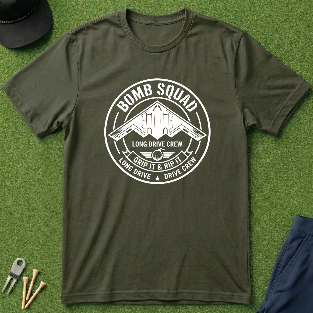 Bomb Squad, Long Drive Crew - T-Shirt