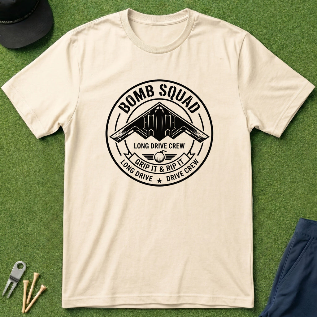 Bomb Squad, Long Drive Crew - T-Shirt