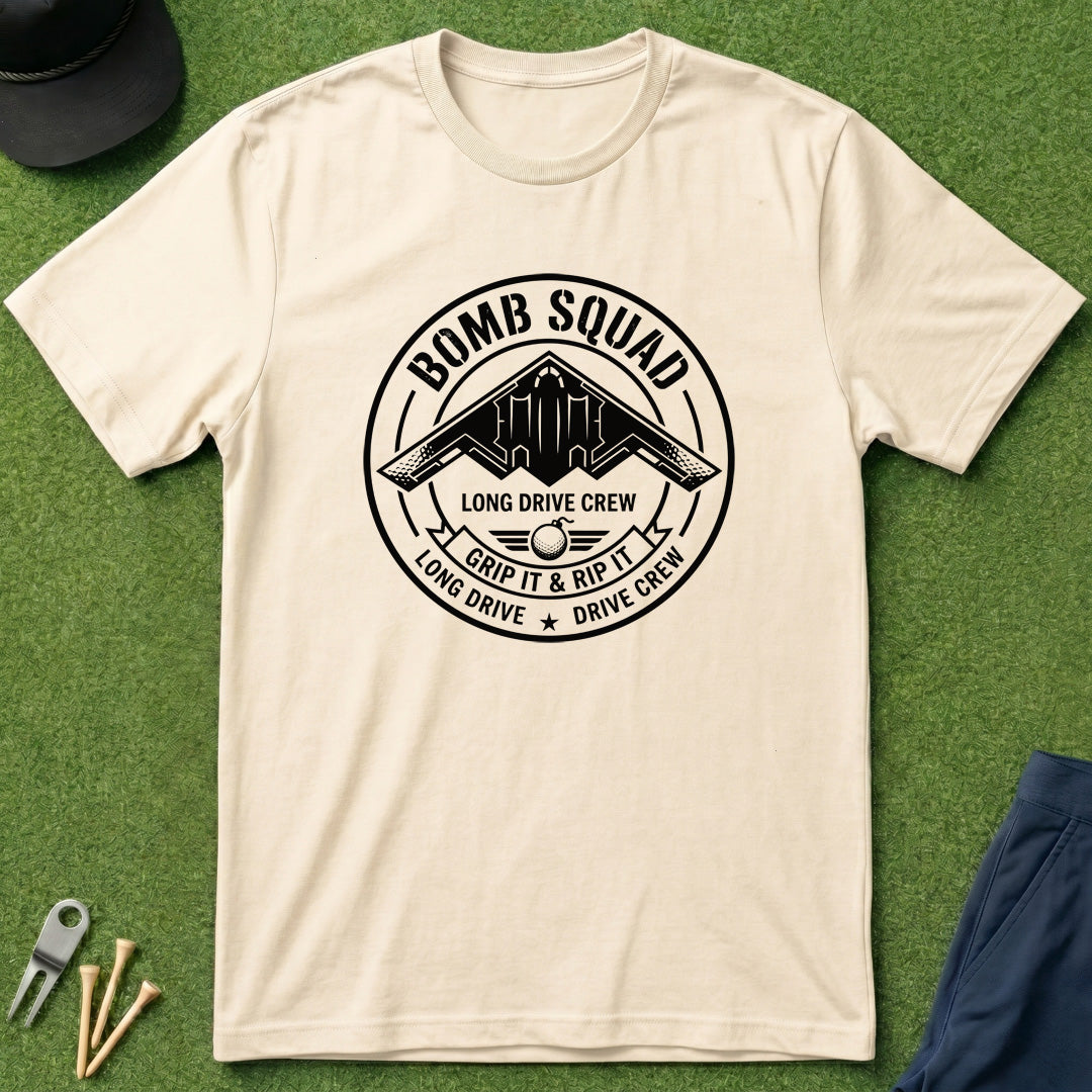 Bomb Squad, Long Drive Crew - T-Shirt