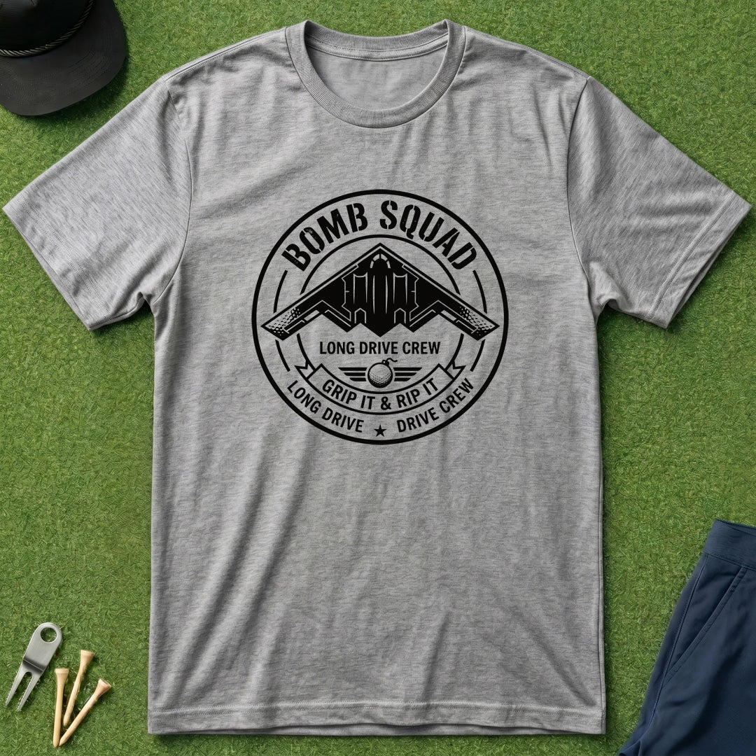 Bomb Squad, Long Drive Crew - T-Shirt
