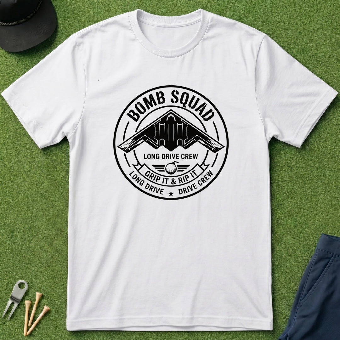 Bomb Squad, Long Drive Crew - T-Shirt