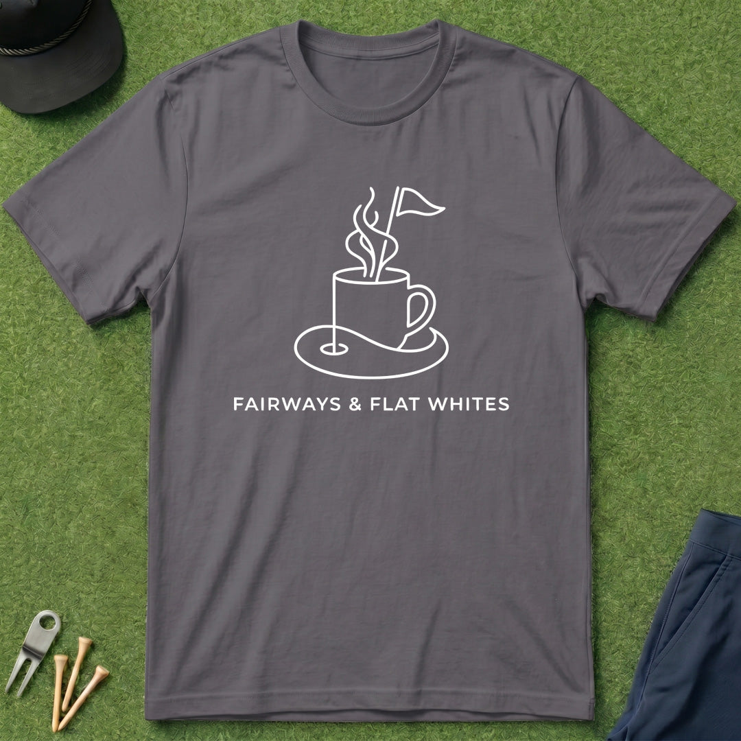 Fairways & Flat Whites - T-Shirt