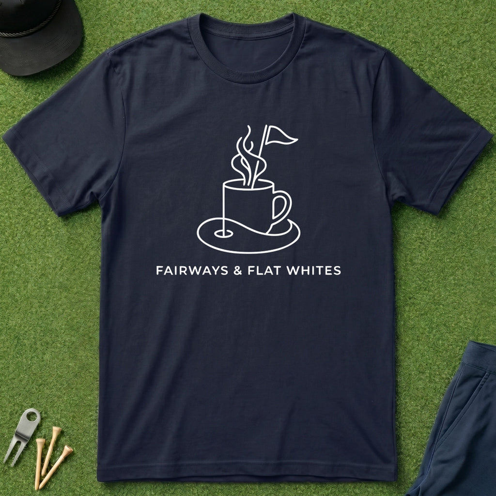 Fairways & Flat Whites - T-Shirt