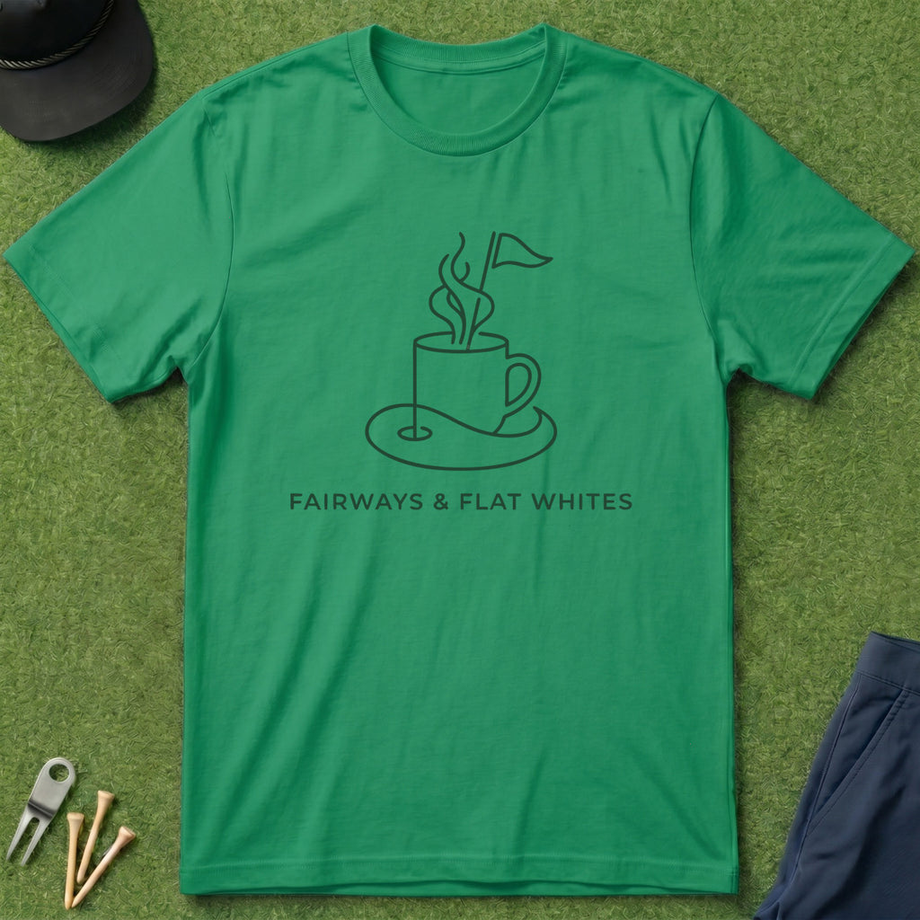 Fairways & Flat Whites - T-Shirt
