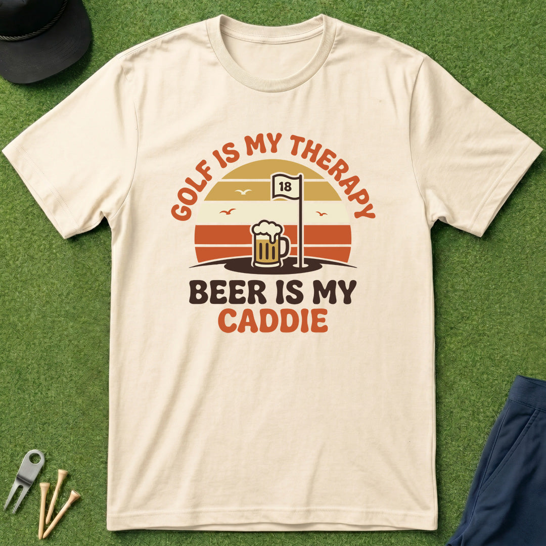 Golf is My Therapy - T-Shirt