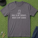 Golf is My Therapy, Beer is My Caddie - T-Shirt
