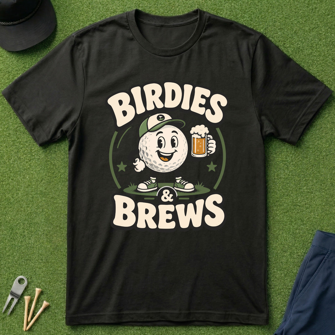 Birdies & Brews Golf Ball - T-Shirt