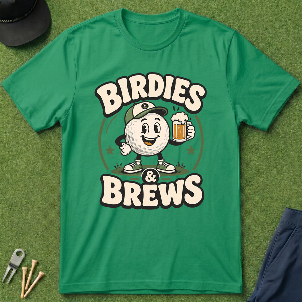 Birdies & Brews Golf Ball - T-Shirt