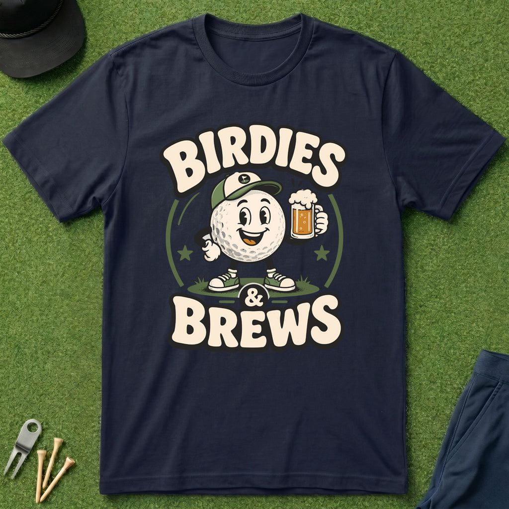 Birdies & Brews Golf Ball - T-Shirt