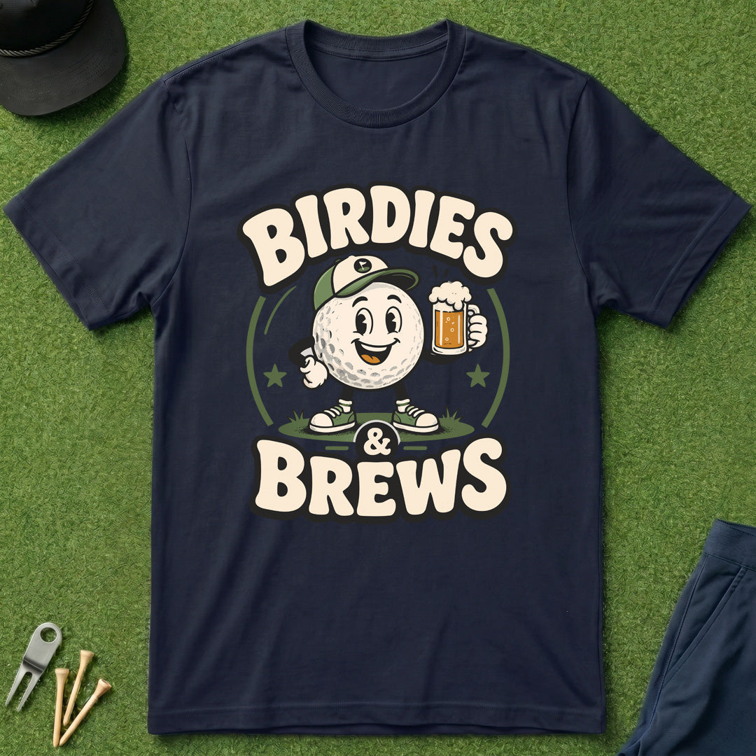Birdies & Brews Golf Ball - T-Shirt