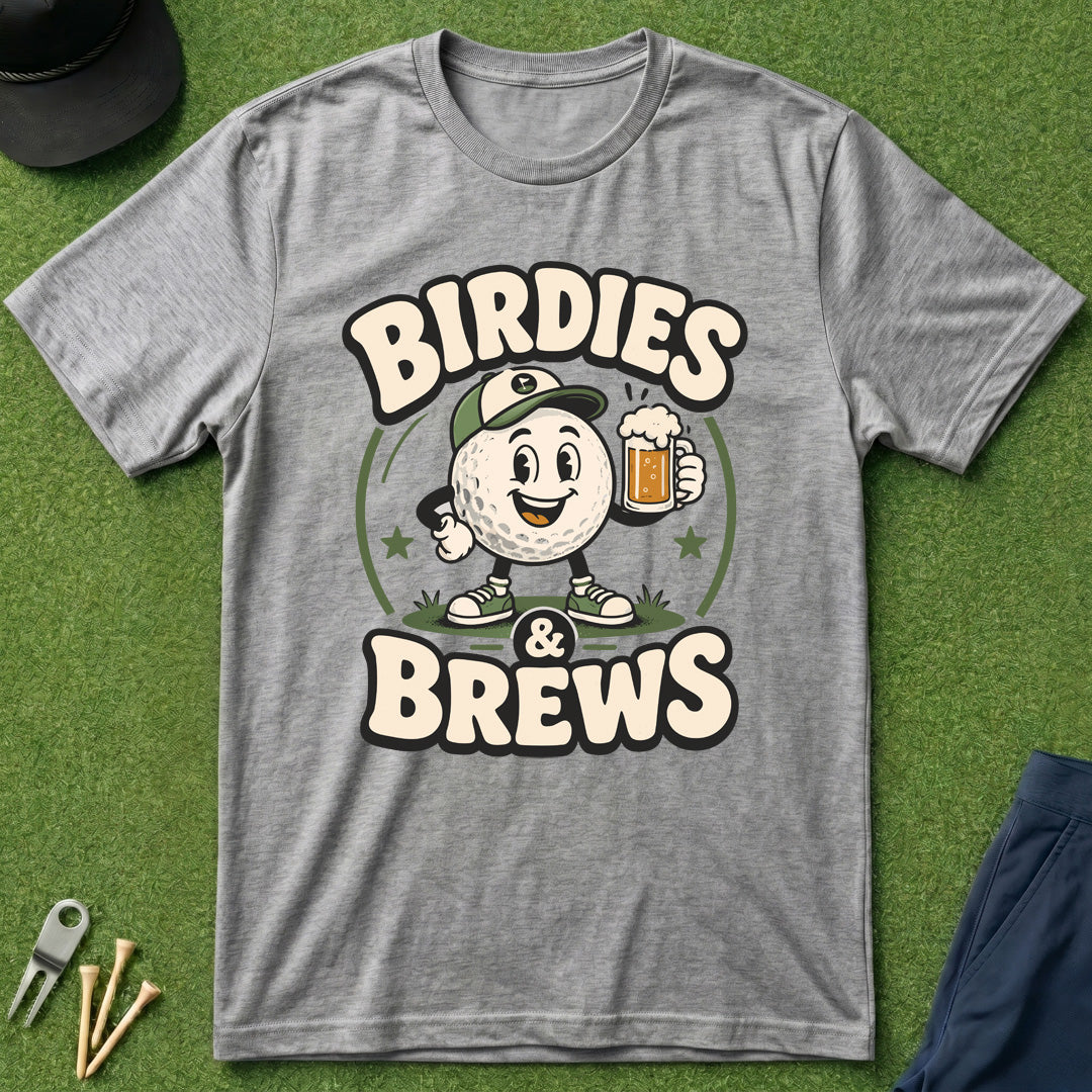Birdies & Brews Golf Ball - T-Shirt