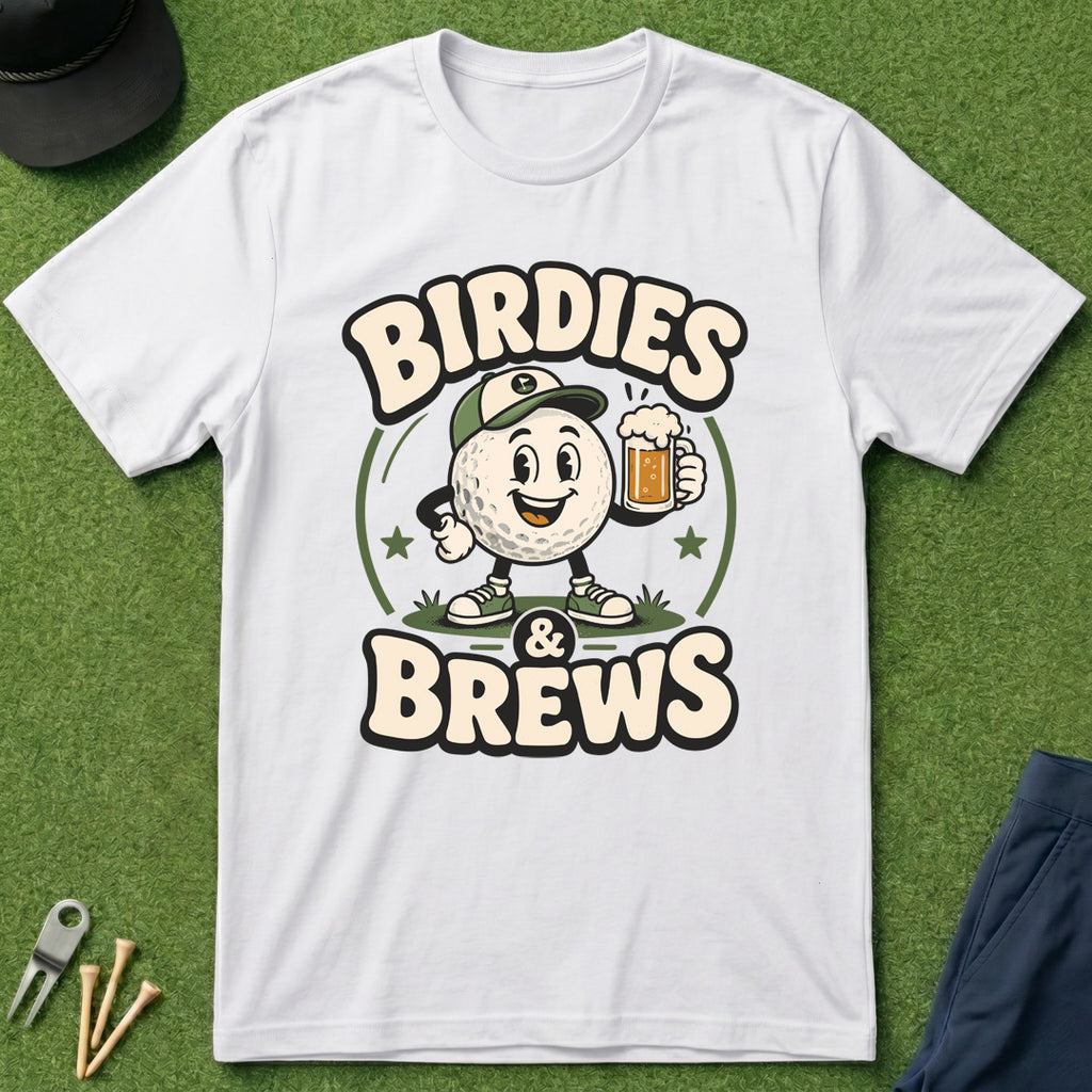 Birdies & Brews Golf Ball - T-Shirt