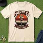 Fairways Are Just Suggestions Skeleton - T-Shirt