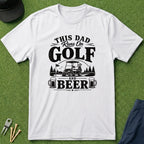 This Dad Runs On Golf And Beer - T-Shirt