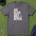 Eat Sleep Golf Repeat - T-Shirt