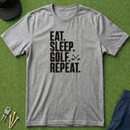Eat Sleep Golf Repeat - T-Shirt