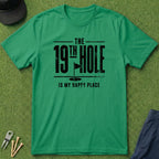 The 19th Hole Is My Happy Place - T-Shirt