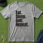 Eat. Sleep. Golf. Repeat. - T-Shirt