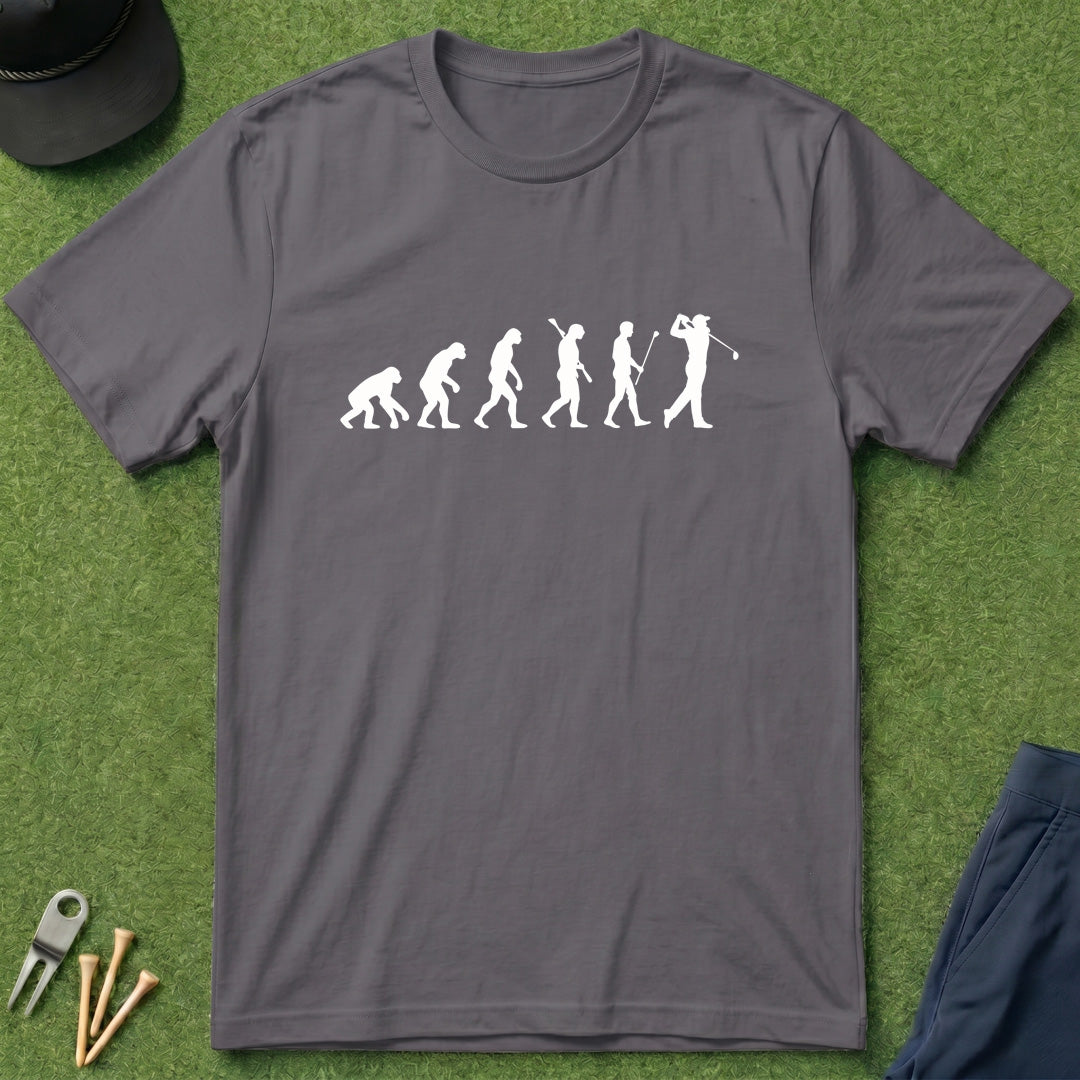 Golfer Evolution - T-Shirt