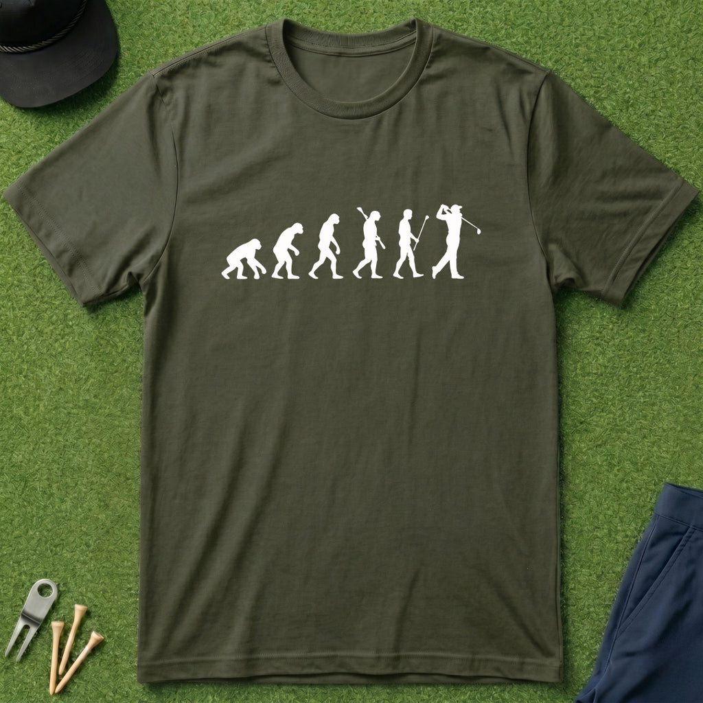 Golfer Evolution - T-Shirt