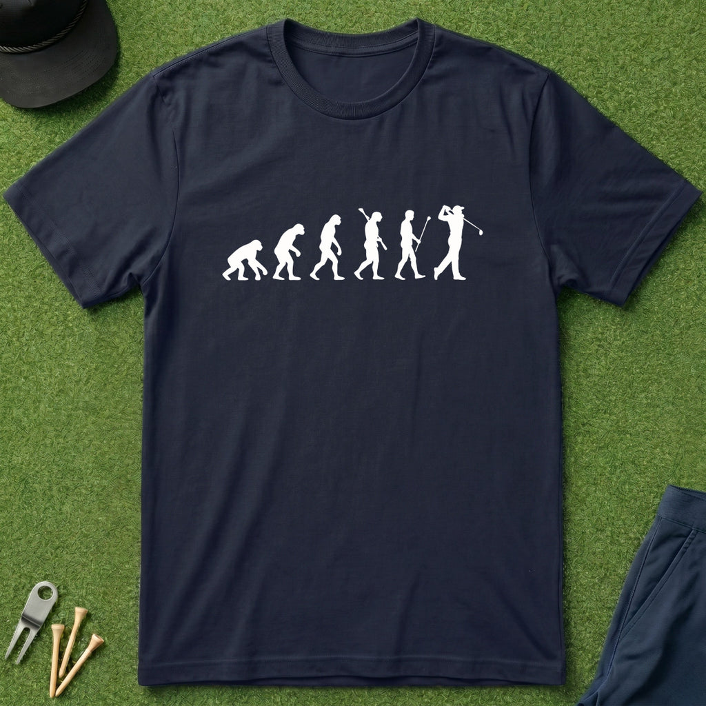 Golfer Evolution - T-Shirt