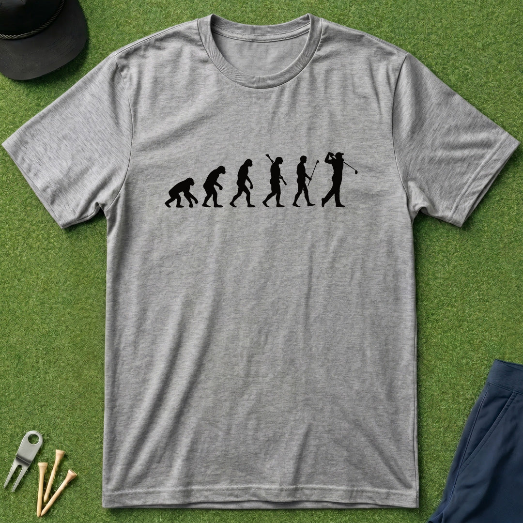 Golfer Evolution - T-Shirt