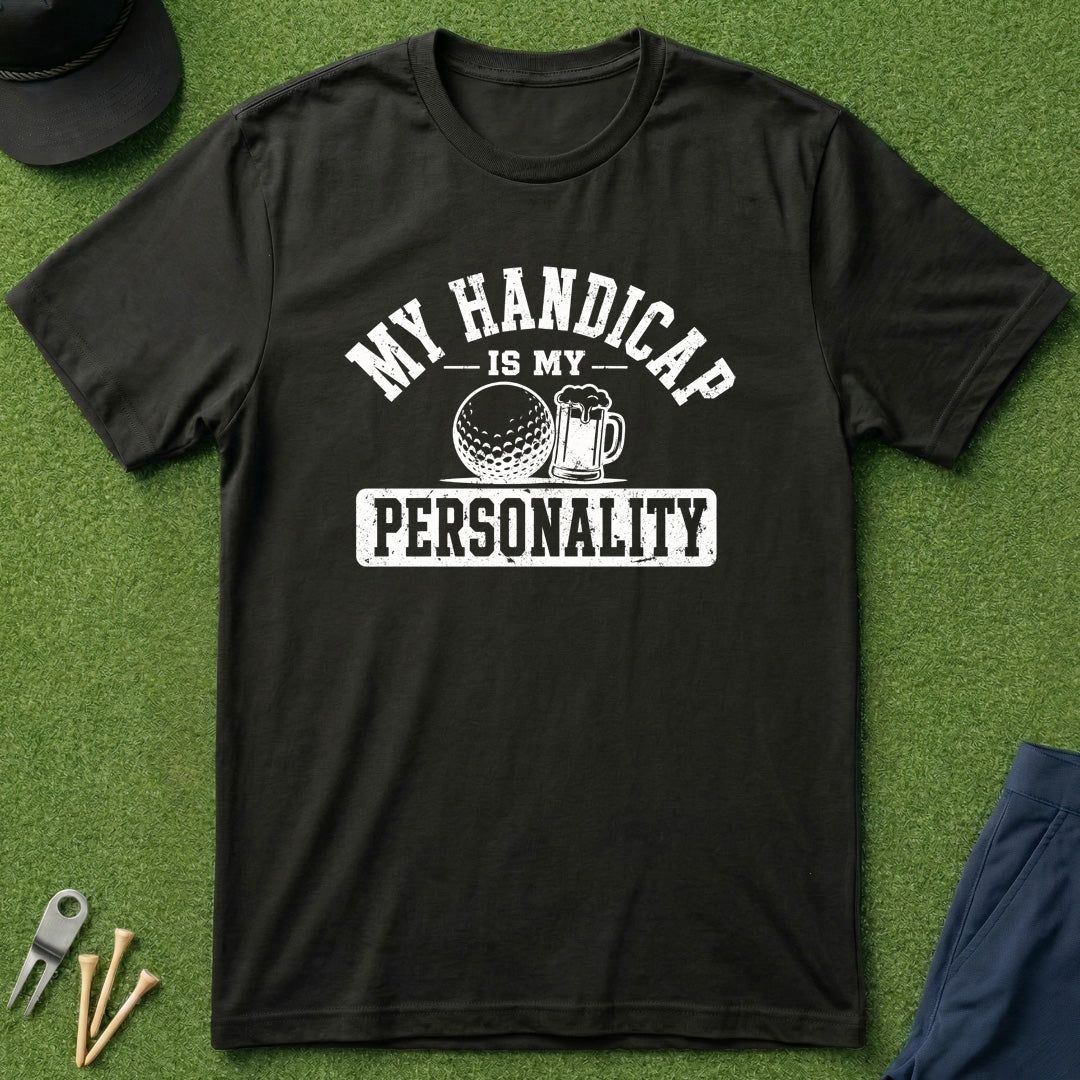 My Handicap Is My Personality - T-Shirt