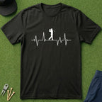 Golfers Heart Beat - T-Shirt