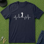 Golfers Heart Beat - T-Shirt