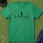 Golfers Heart Beat - T-Shirt