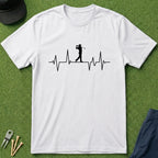Golfers Heart Beat - T-Shirt
