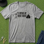 It Opens Up Over There - T-Shirt