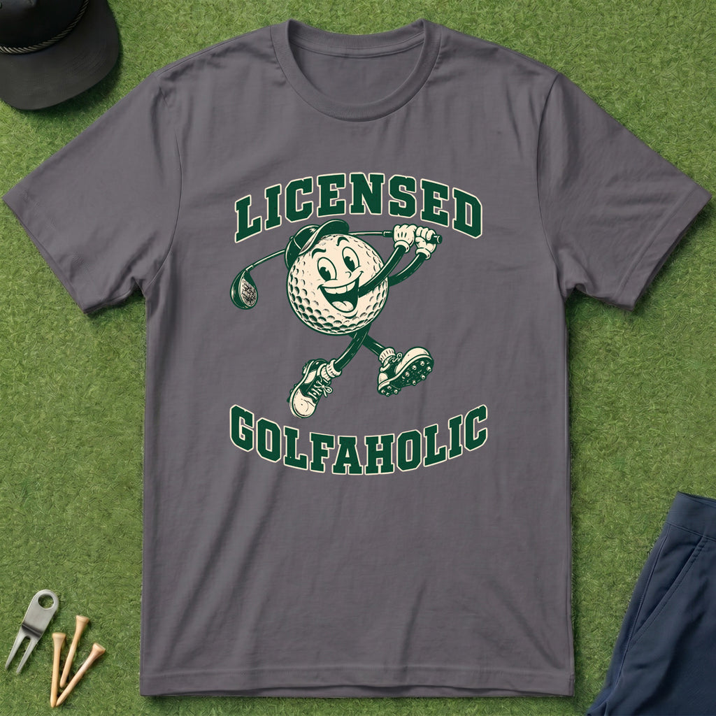Licensed Golfaholic - T-Shirt