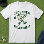 Licensed Golfaholic - T-Shirt