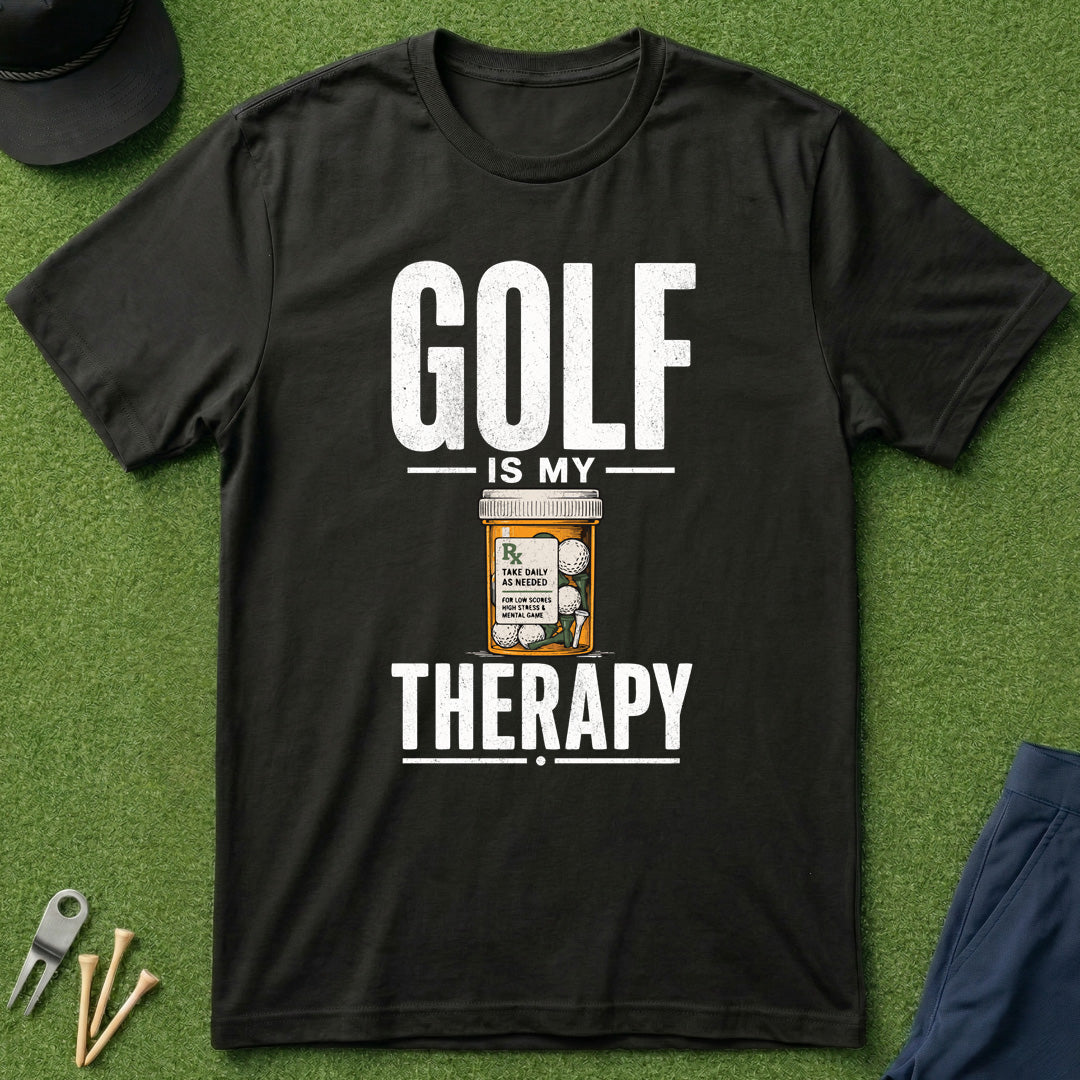 Golf Is My Therapy Rx - T-Shirt